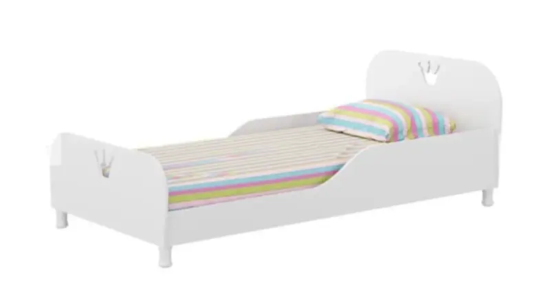 Cama infantil blanca princesa - 2