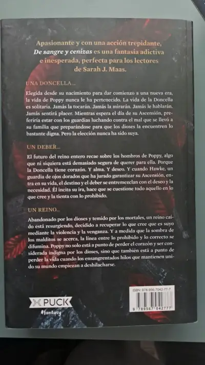 Libro 'De Sangre y Cenizas' - miniatura 2