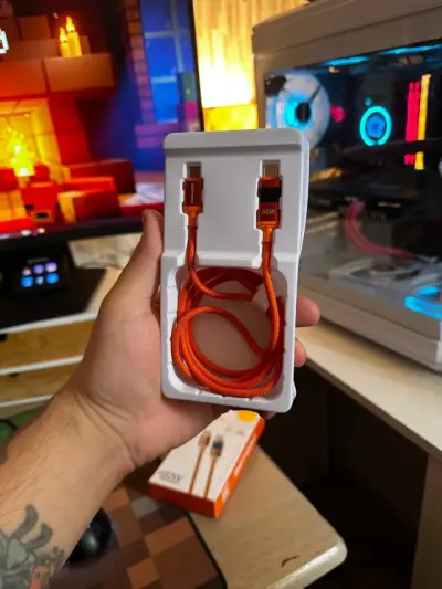 Cable USB-C 60W naranja - miniatura 1