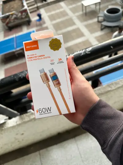 Cable USB-C 60W naranja - miniatura 2
