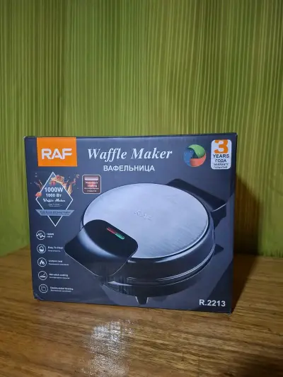 Wafflera RAF 1000W nueva - miniatura 1