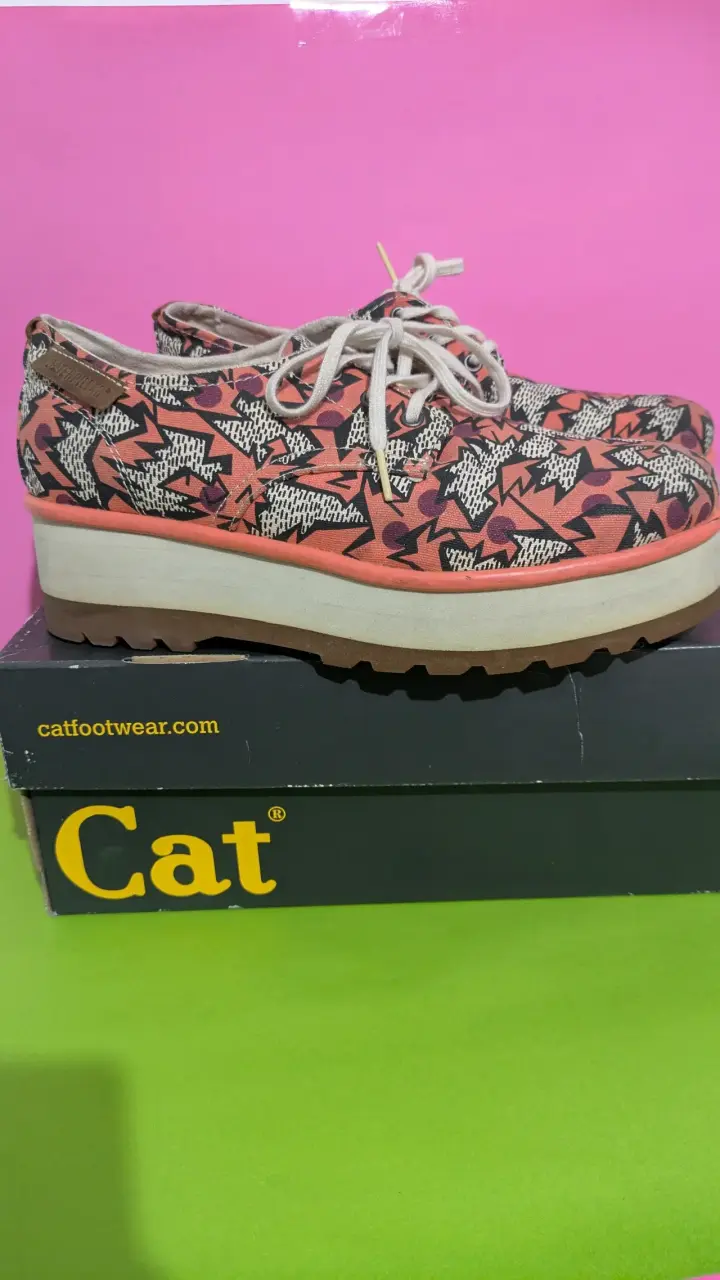Zapatos plataforma estampados CAT - 1