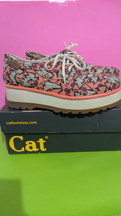 Zapatos plataforma estampados CAT - miniatura 1