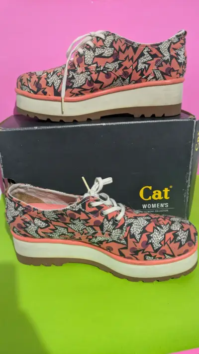 Zapatos plataforma estampados CAT - miniatura 3
