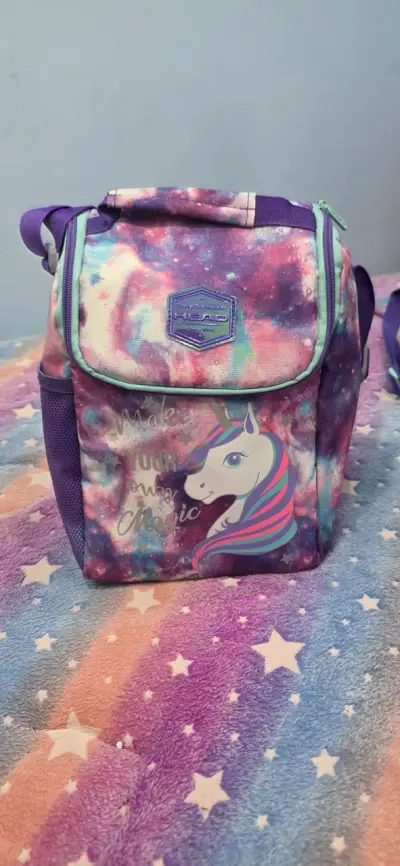 Mochila infantil unicornio galaxia - miniatura 1