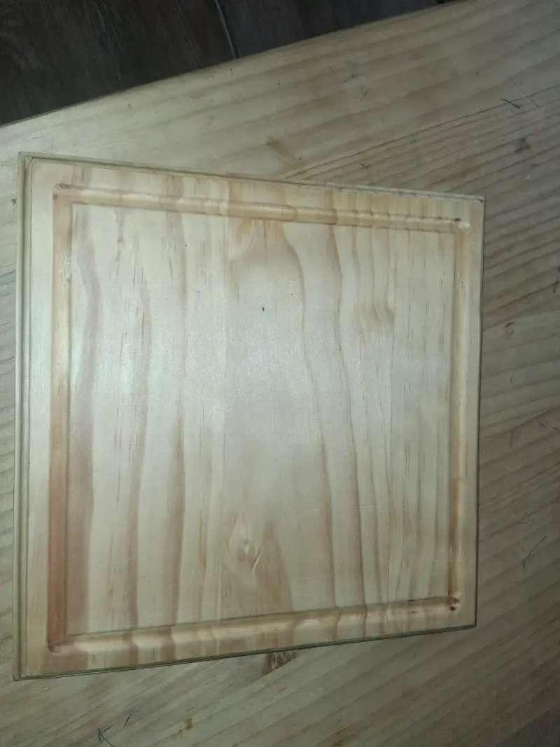 Tabla de picar de madera clara - 6