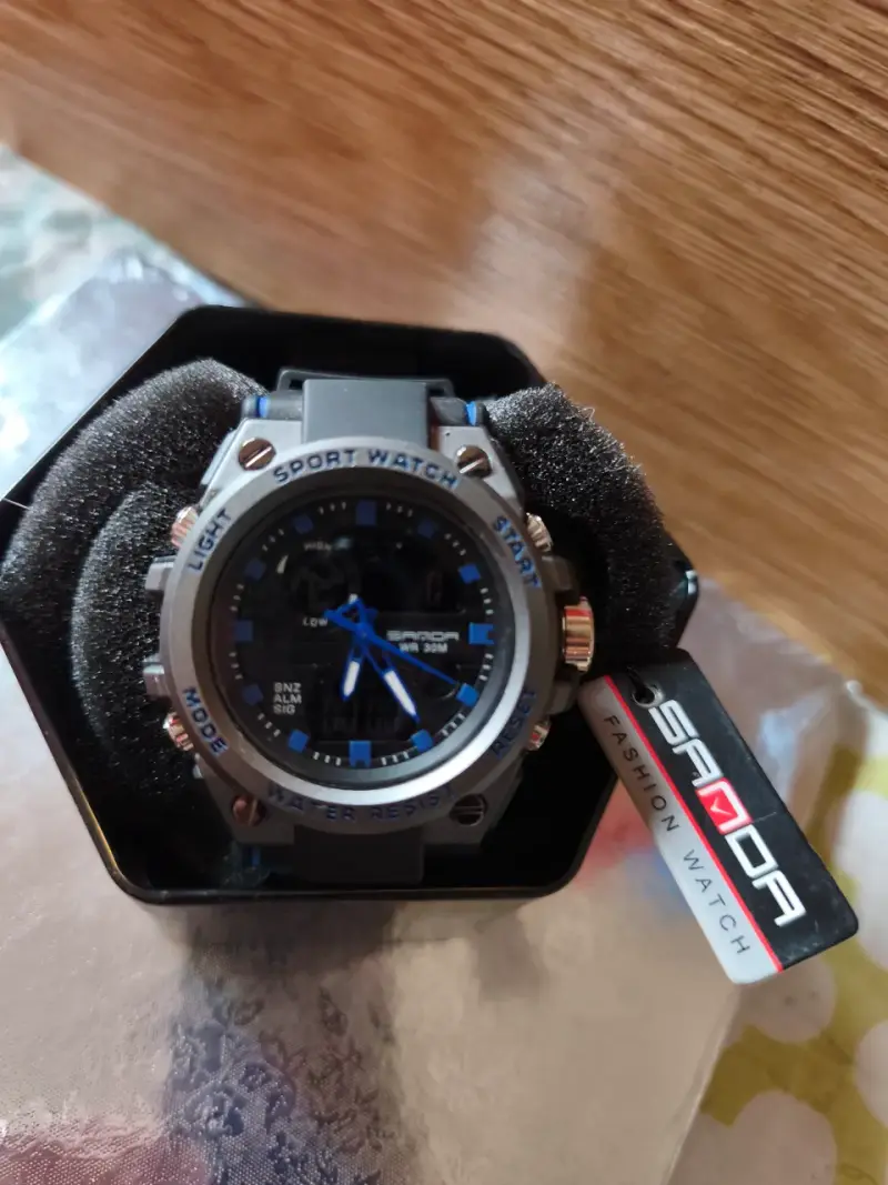 Reloj deportivo Sanda impermeable - 2