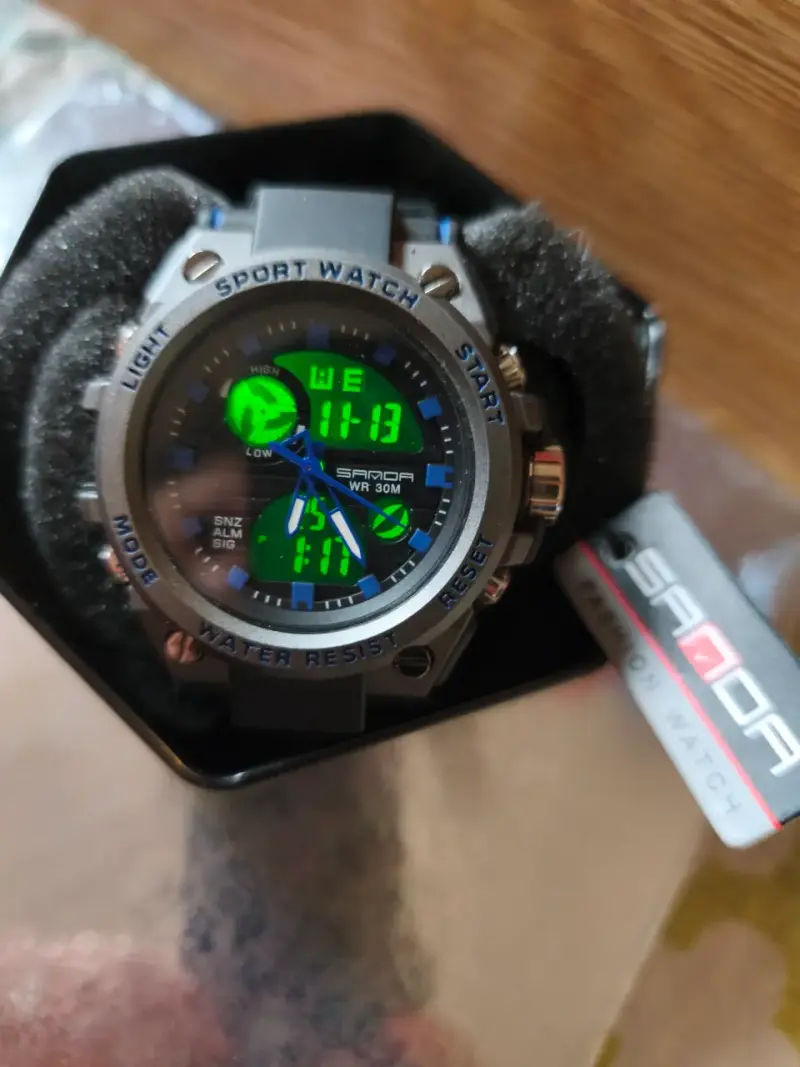 Reloj deportivo Sanda impermeable - 5