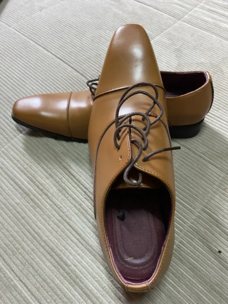 Zapatos formales café para hombre - 3