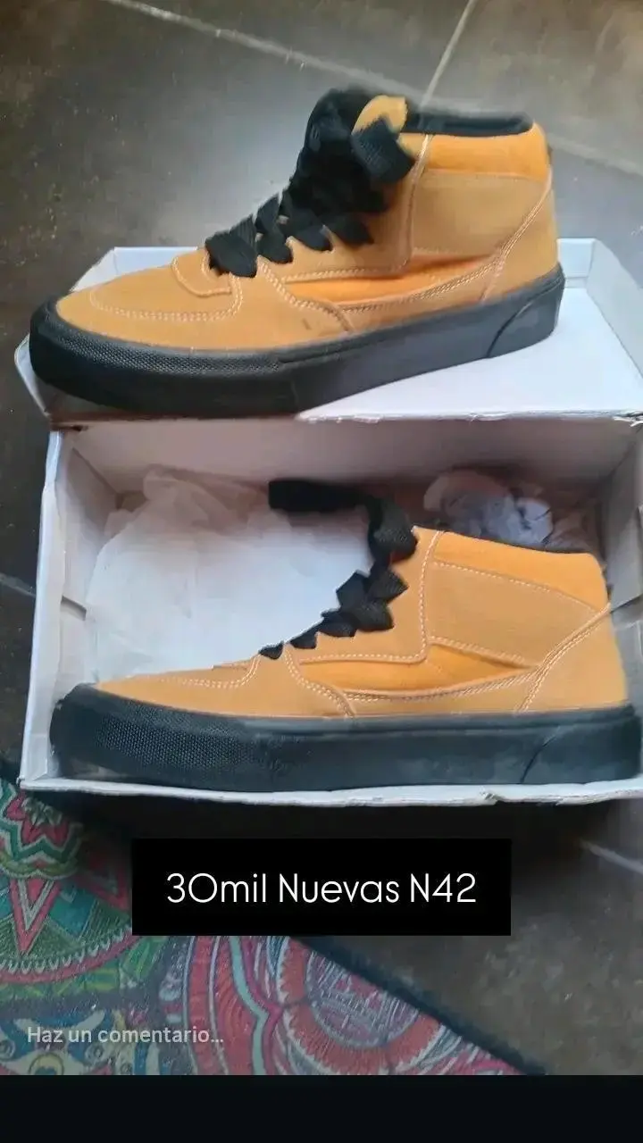 Zapatillas altas marrón nuevas mid cut