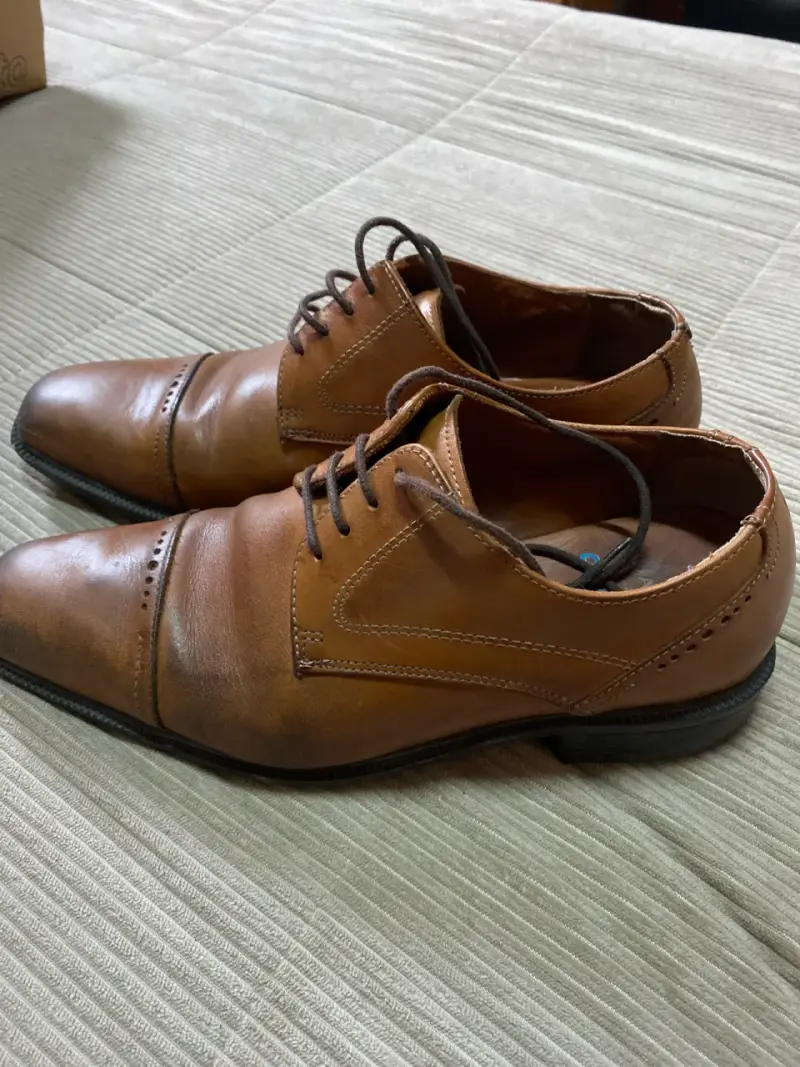 Zapatos formales café hombre - 2