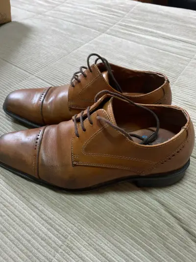 Zapatos formales café hombre - miniatura 2