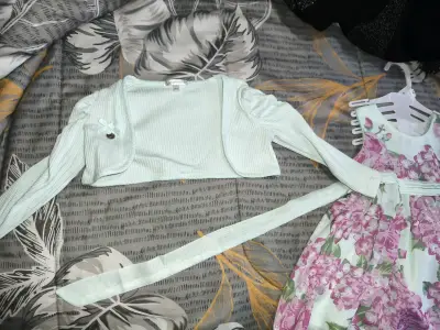 Vestido limonada floral para niña 18 meses chaleco - miniatura 4