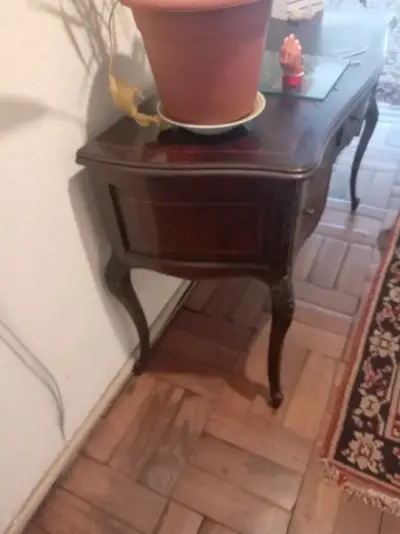 Mesa consola de madera vintage - miniatura 2