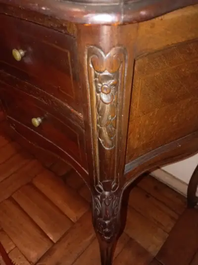 Mesa consola de madera vintage - miniatura 4