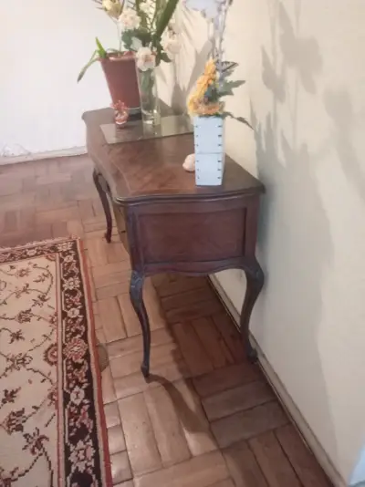 Mesa consola de madera vintage - miniatura 5