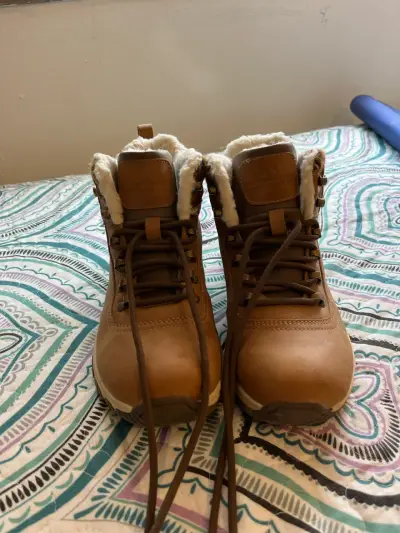 Botas camel con forro de lana - miniatura 1