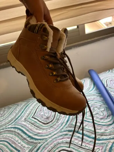 Botas camel con forro de lana - miniatura 6