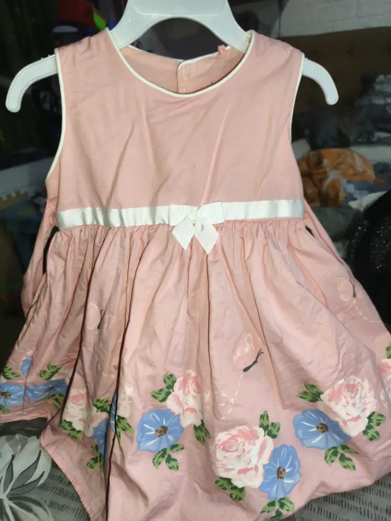 Vestido rosado con flores marca limonada 24 meses - 6