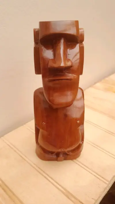 Estatuillas de madera Moai - miniatura 2
