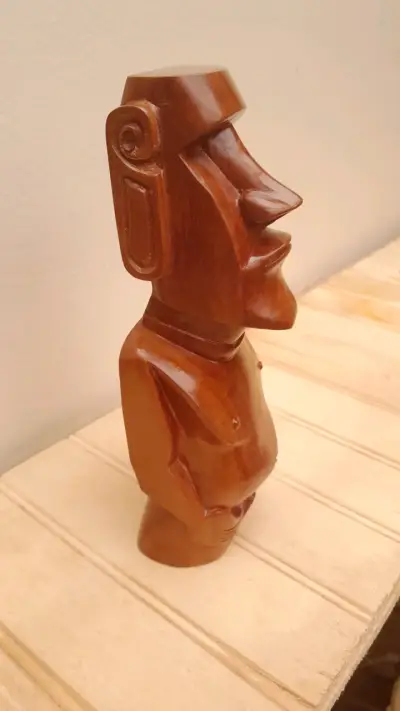 Estatuillas de madera Moai - miniatura 3