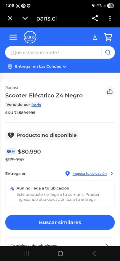 Scooter Eléctrico Radost Z4 Negro - miniatura 5