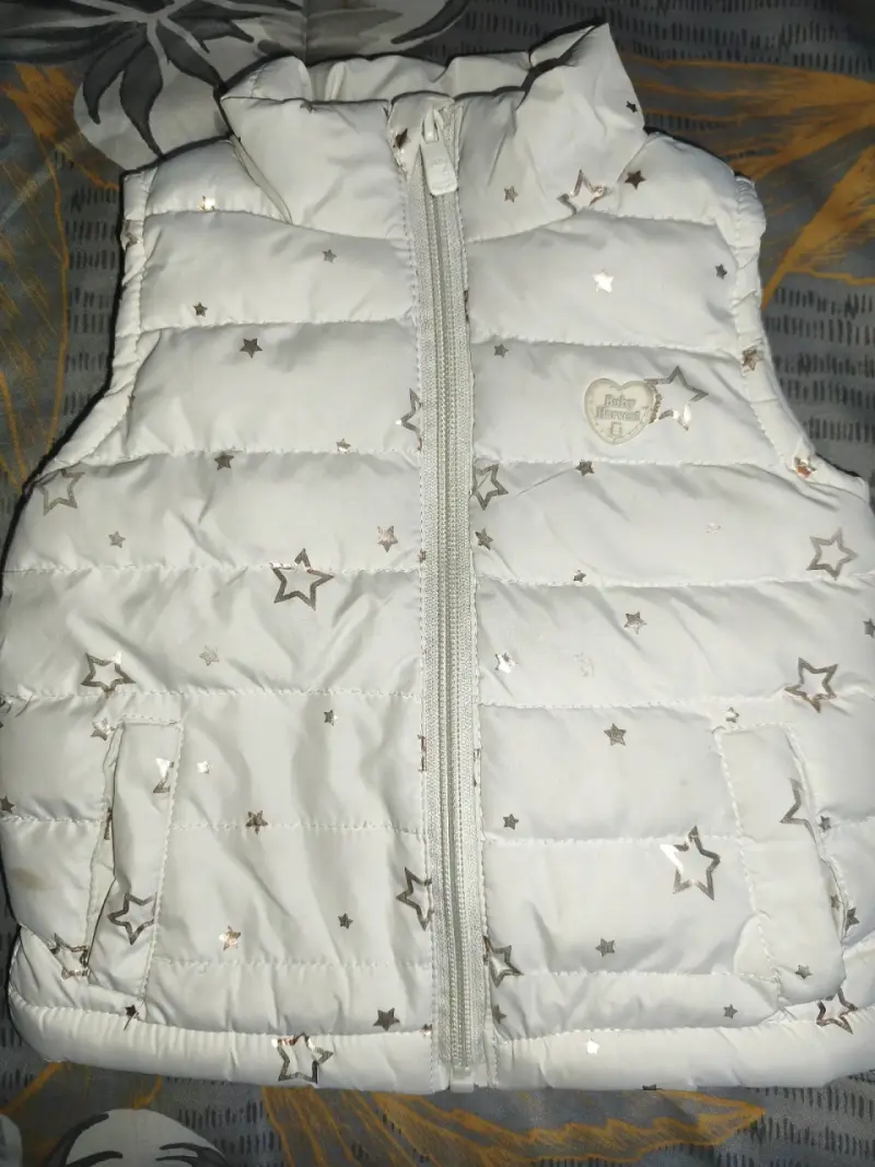 Parka sin mangas baby harbest talla 9/12 meses