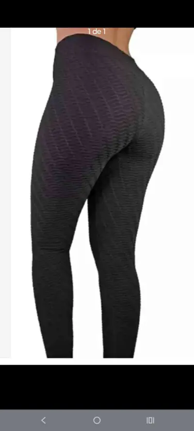 Leggings negros texturizados - miniatura 1