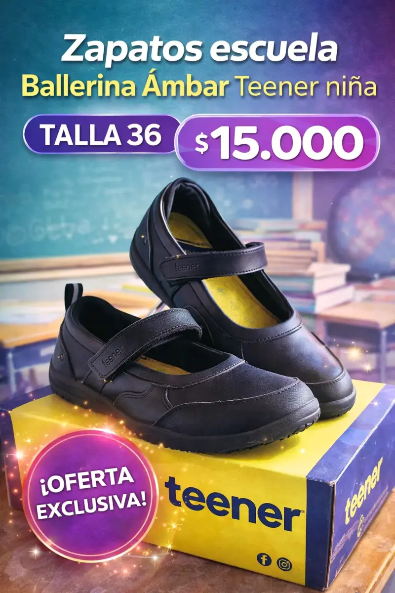Zapatos escuela niña talla 36