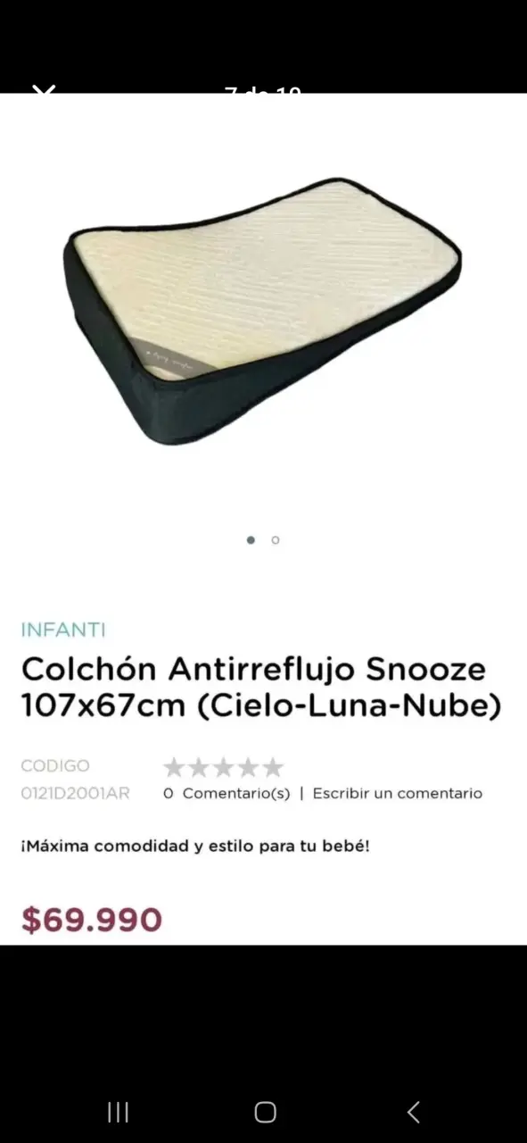 Cuna colecho gris Infanti + colchon antirreflujo - 3