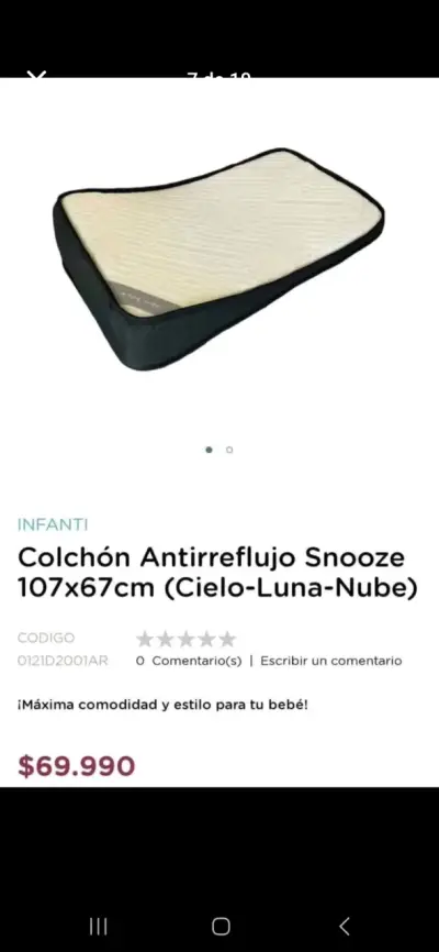 Cuna colecho gris Infanti + colchon antirreflujo - miniatura 3