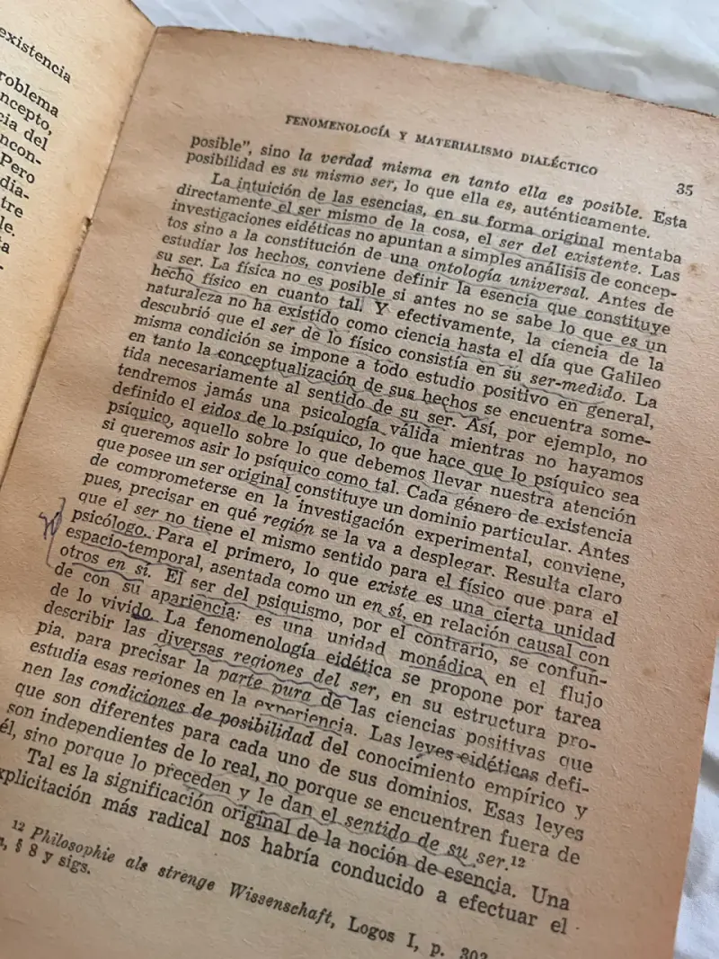 Libro Fenomenología y Materialismo - 3