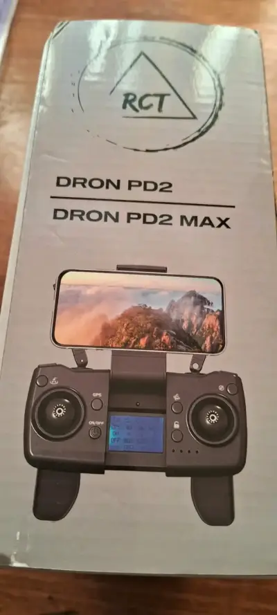 Drone plegable rojo con estuche - miniatura 6