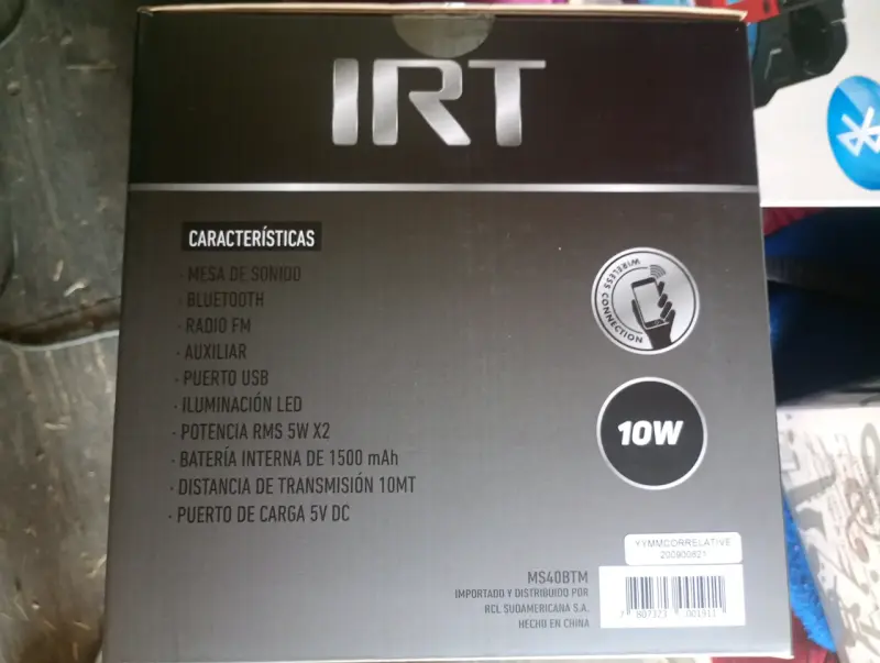 Mesa de sonido IRT Bluetooth - 3