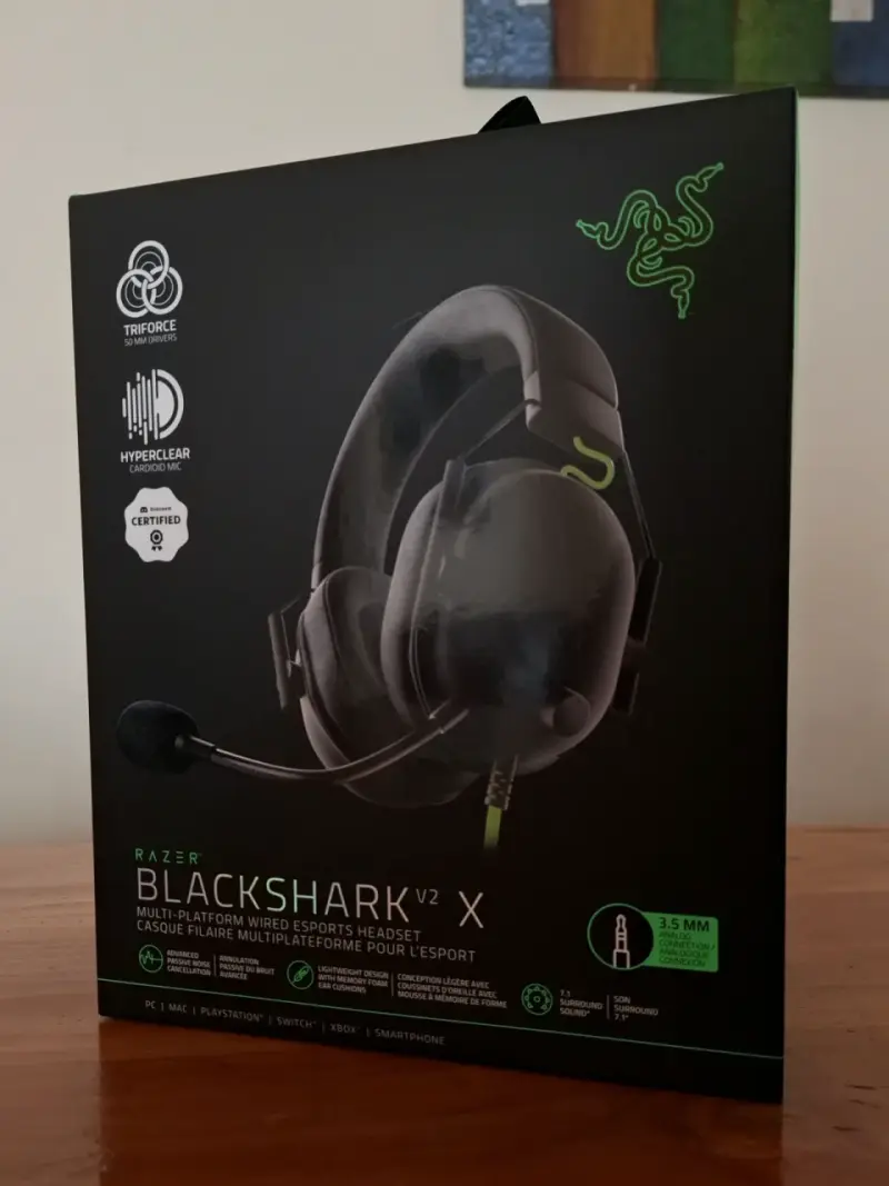 Audífonos Razer BlackShark V2 X - 1