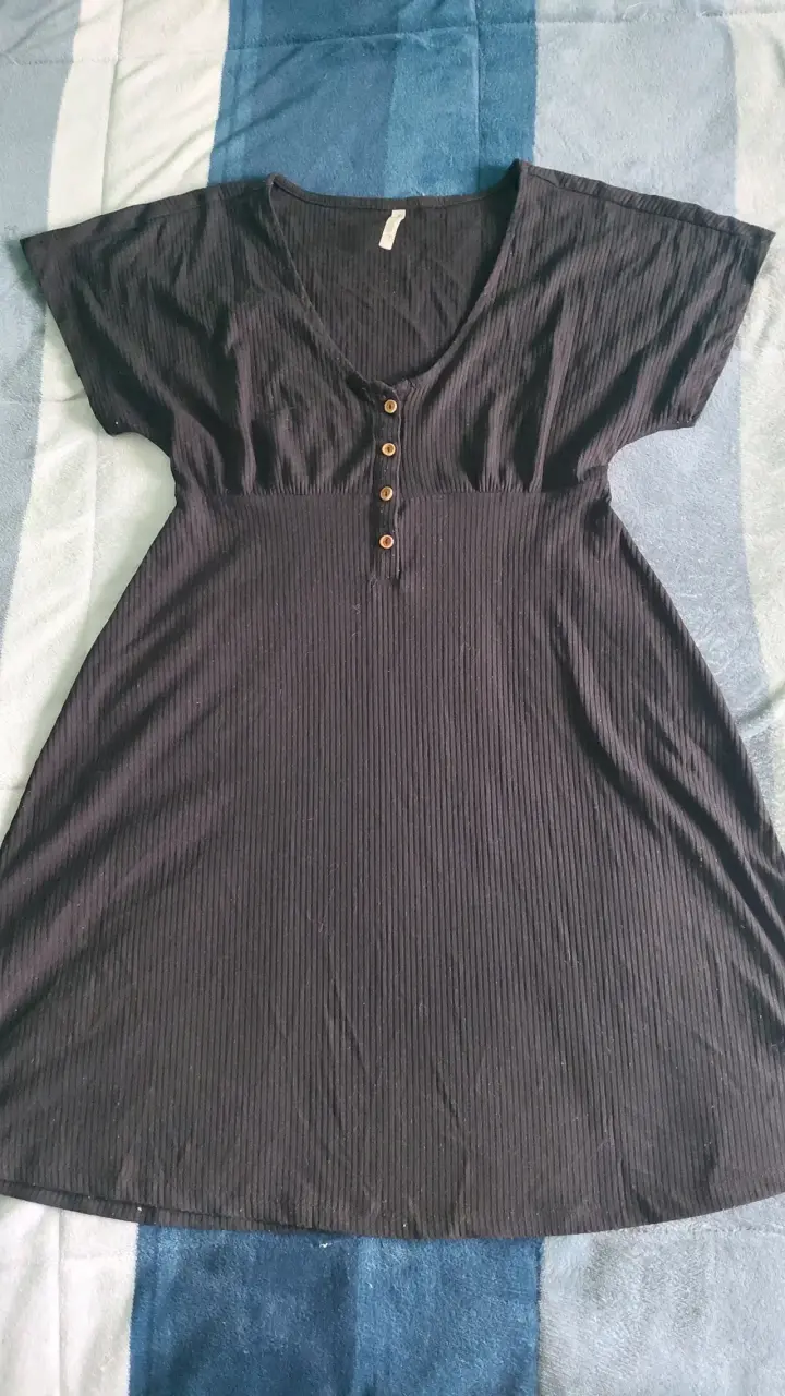 Vestido negro casual