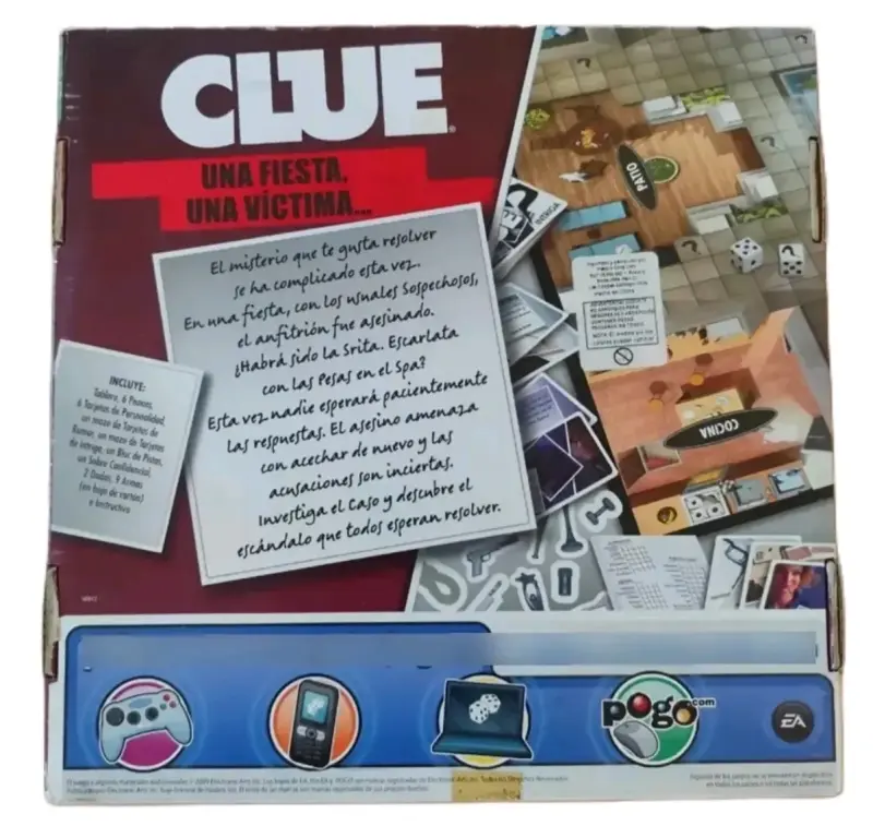 Juego de mesa Clue - 1