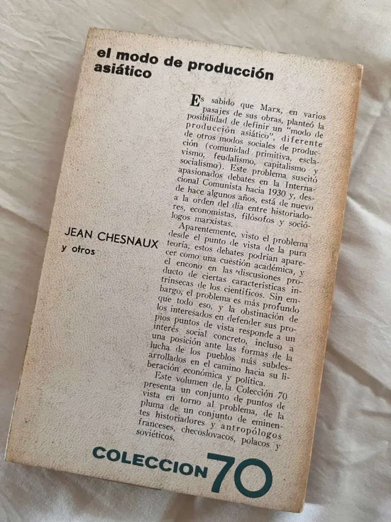 Libro El modo de producción asiático - 2