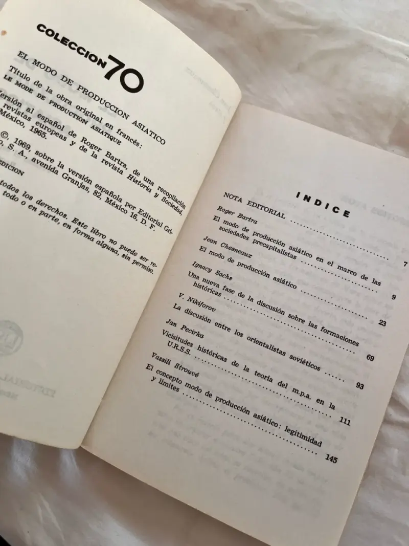 Libro El modo de producción asiático - 3