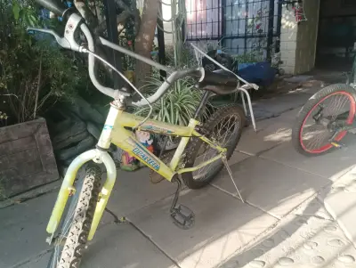 Bicicleta infantil amarilla Opaltech - miniatura 2