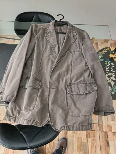 Blazer casual marrón hombre - miniatura 1