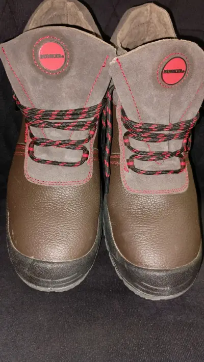 Botas de trabajo café oscuro - miniatura 6