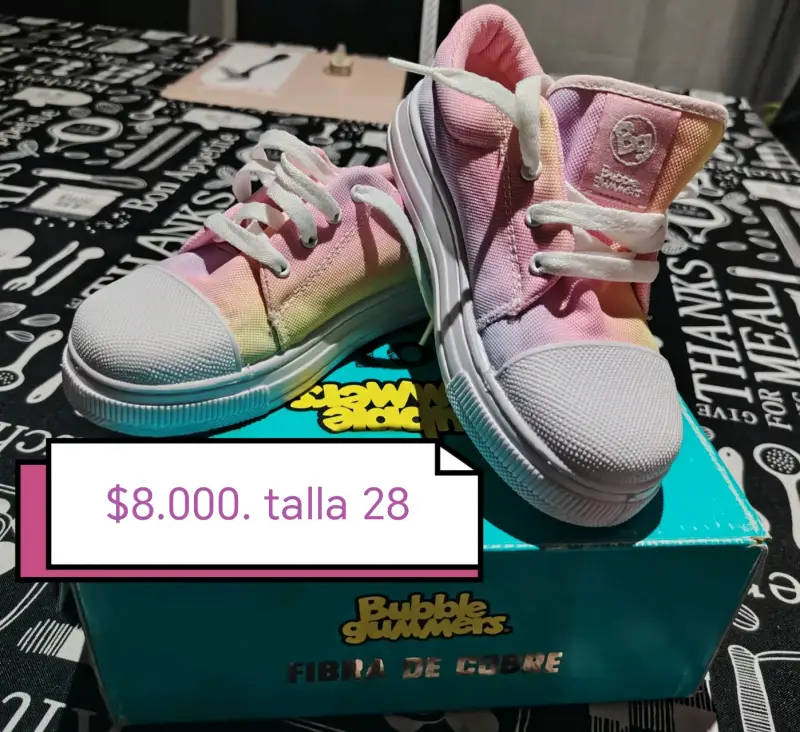 Zapatillas rosadas talla 32.5 - 2