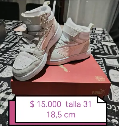 Zapatillas rosadas talla 32.5 - miniatura 3