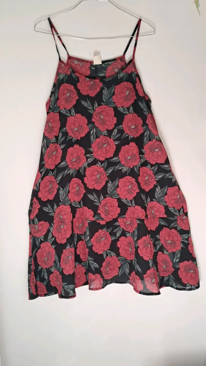 Vestido floral sin mangas - 1