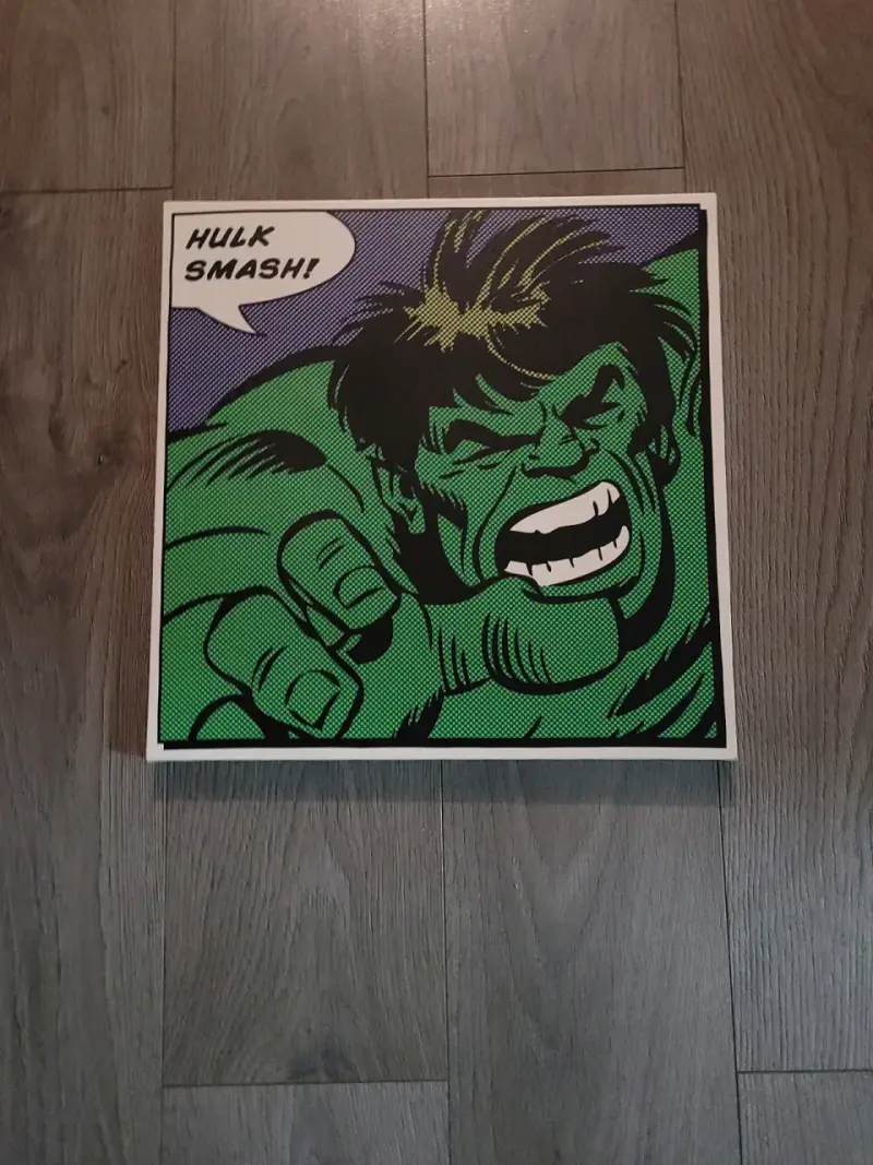 Cuadro decorativo Hulk Smash 40x40 - 1