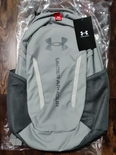 Mochila HUSTLE 6.0 Under Armour gris - miniatura 1