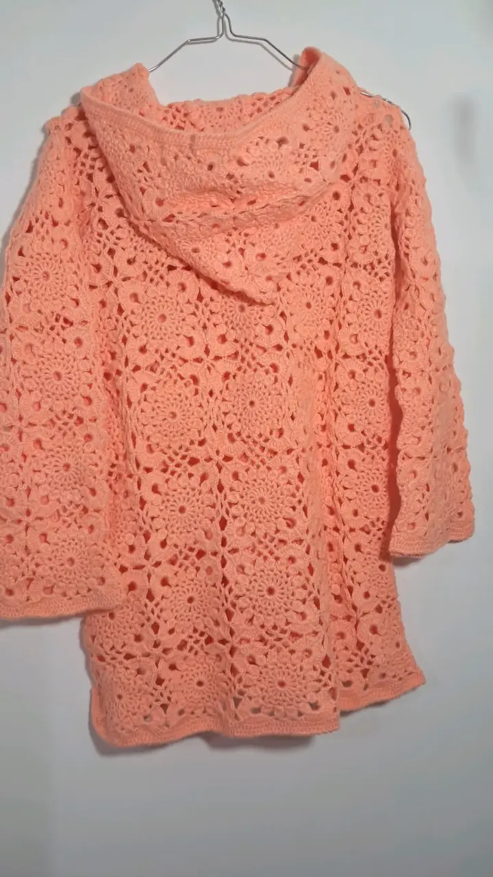Chaleco de crochet naranja - 2