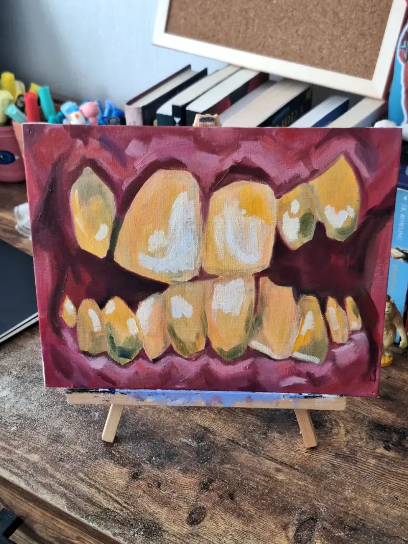 Pintura artística de dientes