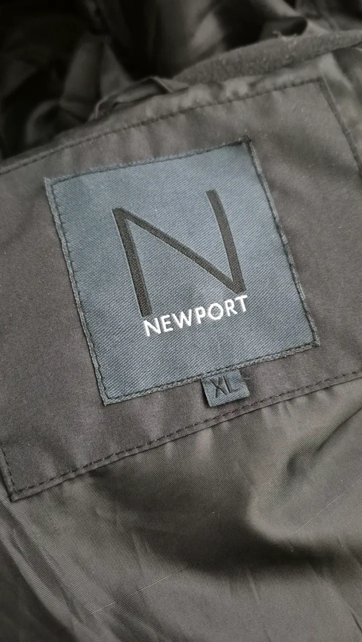 Parka Hombre Negra Newport - 4